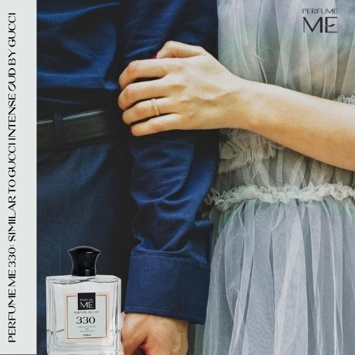 Luxury fragrance PerfumeME 330 with human model