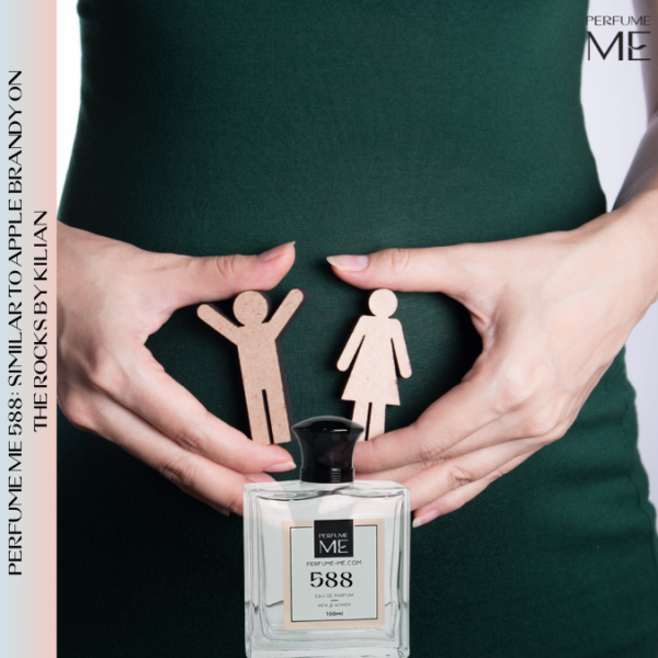 Luxury fragrance PerfumeME 588 with human model