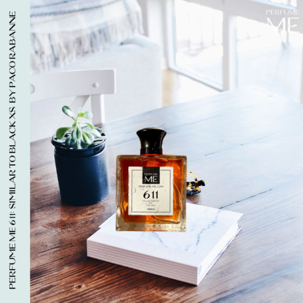 Luxury fragrance PerfumeME 611 with human model