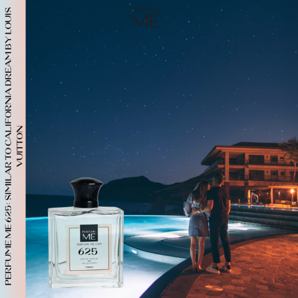 Luxury fragrance PerfumeME 625 with human model