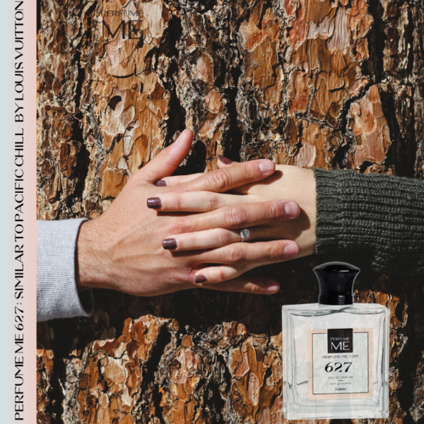 Luxury fragrance PerfumeME 627 with human model